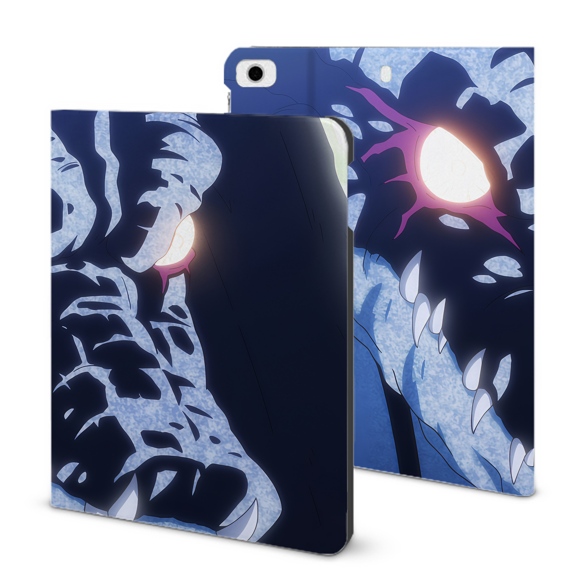 （画像用） 転スラ Regarding Reincarnated to Slime IPad ケース ブック型 PUレザー TPU 耐衝撃 軽量 薄型 ペン収納なし 全面保護 IPad 各モデル対応